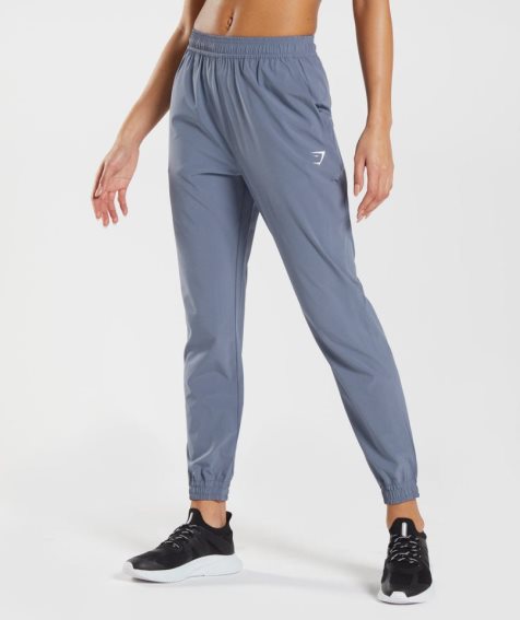 Women's Gymshark Training Woven Jogger Blue | CA 0167ND